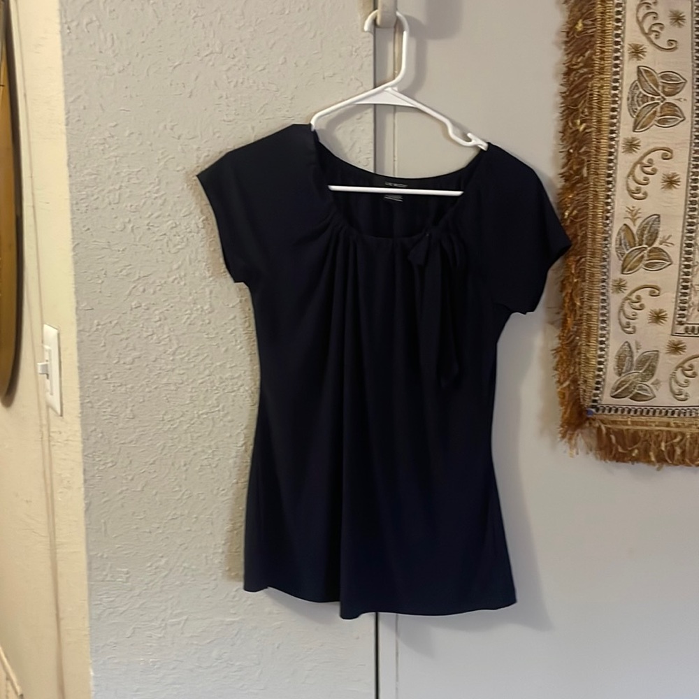 Navy dress shirt. Barley worn and great condition!